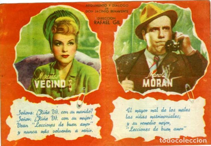 Cine: LECCIONES DE BUEN AMOR. PROGRAMA DOBLE. REVERSO TEATRO BARTRINA - Foto 3
