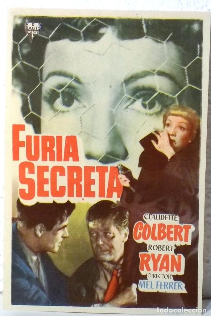 Cine: FURIA SECRETA - EN BLANCO - COMPRA MINIMA 5&euro; - Foto 1