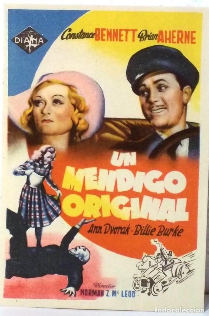 Cine: UN MENDICO ORIGINAL - EN BLANCO - COMPRA MINIMA 5&euro; - Foto 1