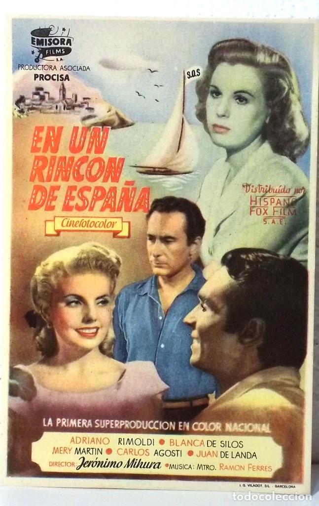 Cine: EN UN RINCON DE ESPA&Ntilde;A - EN BLANCO - COMPRA MINIMA 5&euro; - Foto 1