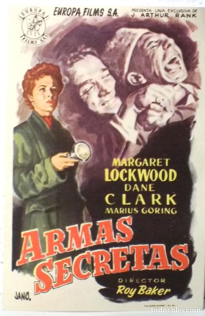 Cine: ARMAS SECRETAS - EN BLANCO - COMPRA MINIMA5&euro; - Foto 1