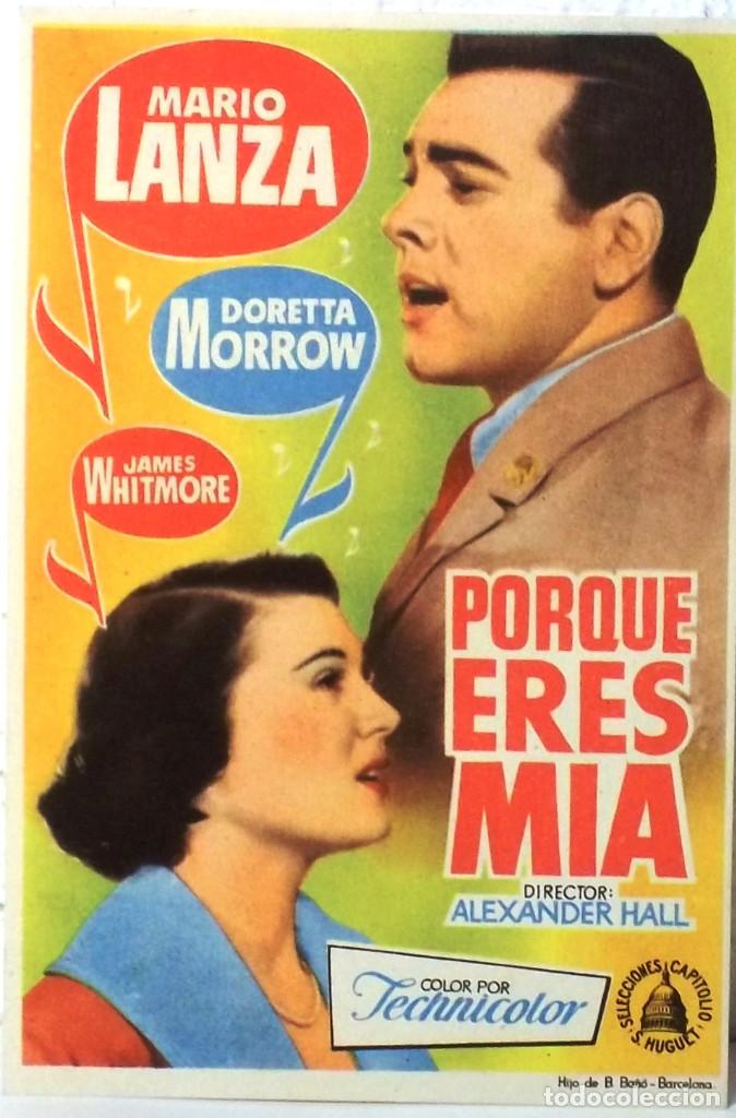Cine: PORQUE ERES MIA - EN BLANCO  -COMPRA MINIMA 5&euro; - Foto 1