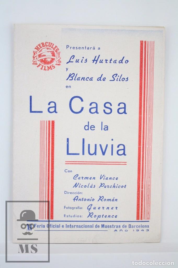 Cine: Programa de Cine Doble - La Casa de la Lluvia - H&eacute;rcules Films, 1943 - Foto 1