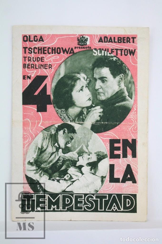 Cine: Programa de Cine Doble - 4 en la Tempestad - Cinaes, A&ntilde;os 30 - Foto 1