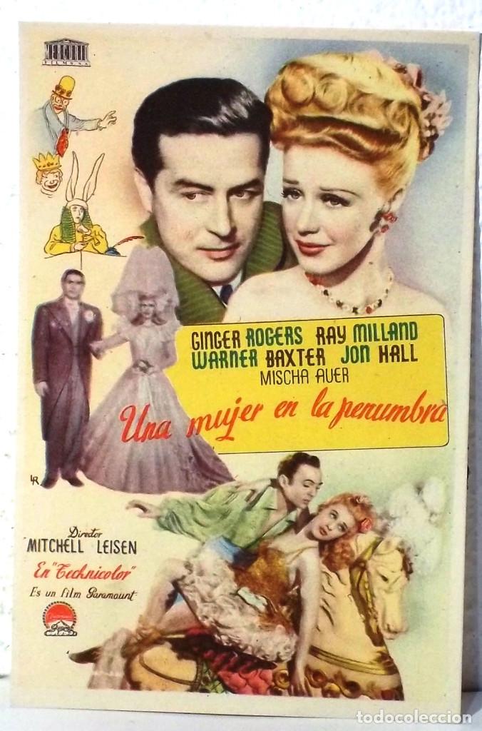 Cine: UNA MUJER EN LA PENUMBRA - EN BLANCO - COMPRA MINIMA 5&euro; - Foto 1