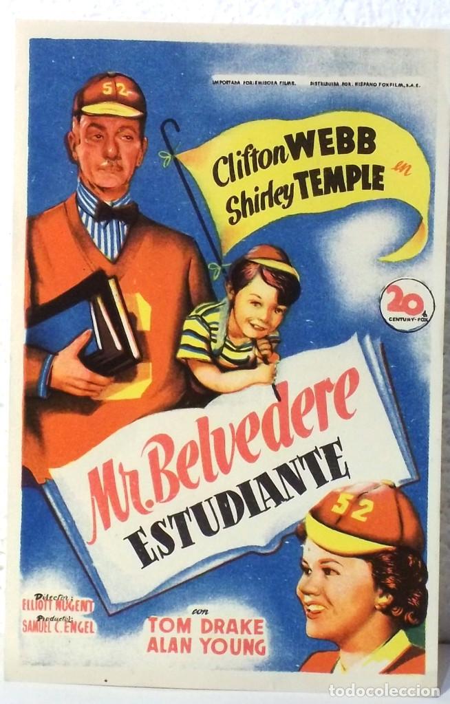 Cine: MR.BELVEDERE ESTUDIANTE - EN BLANCO - COMPRA MINIMA 5&euro; - Foto 1