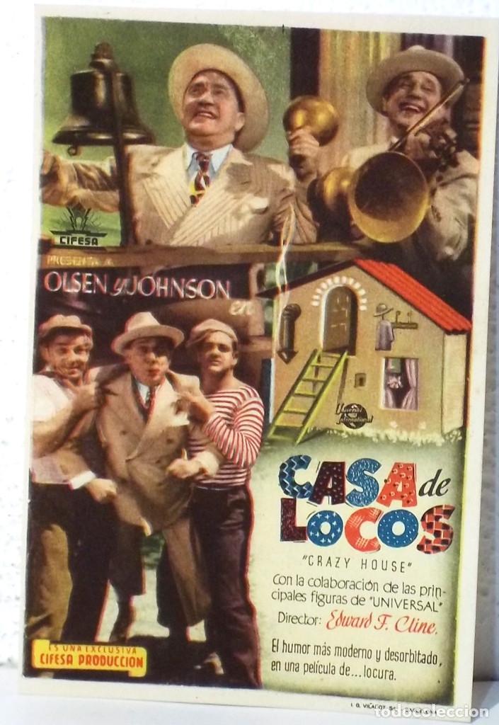 Cine: CASA DE LOCOS - EN BLANCO - COMPRA MINIMA 5&euro; - Foto 1