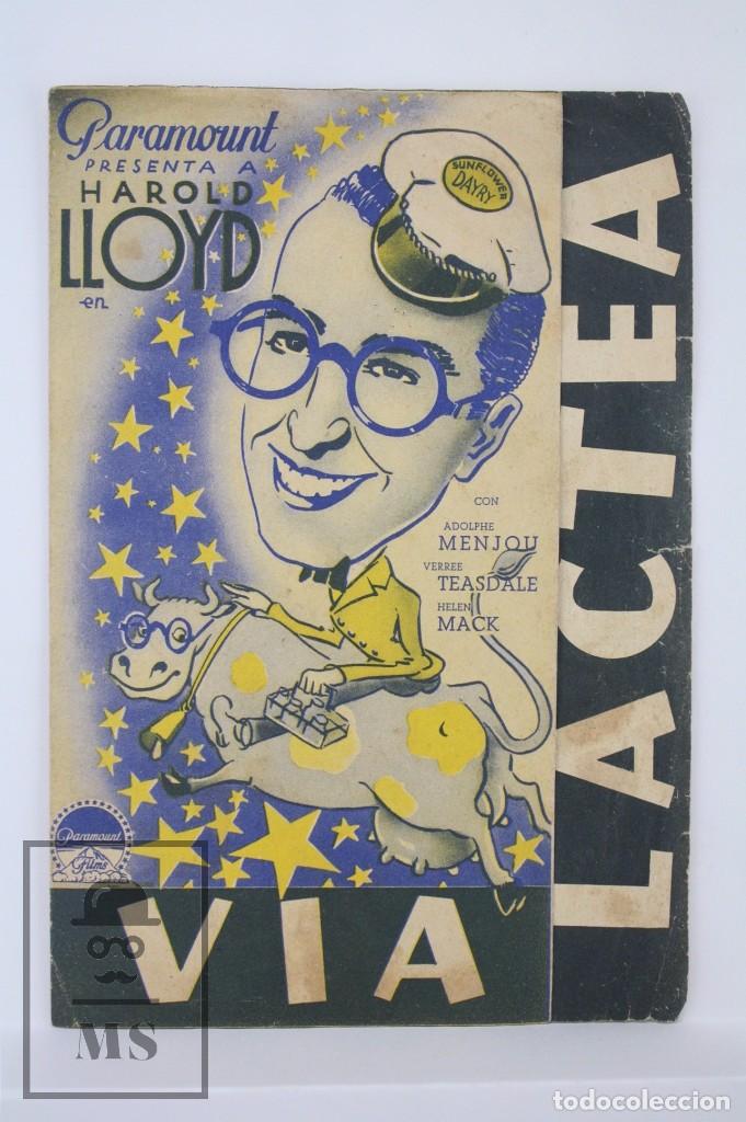 Cine: Programa de Cine Doble - V&iacute;a L&aacute;ctea - Paramount Pictures, 1936 - Harold Lloyd - Foto 1