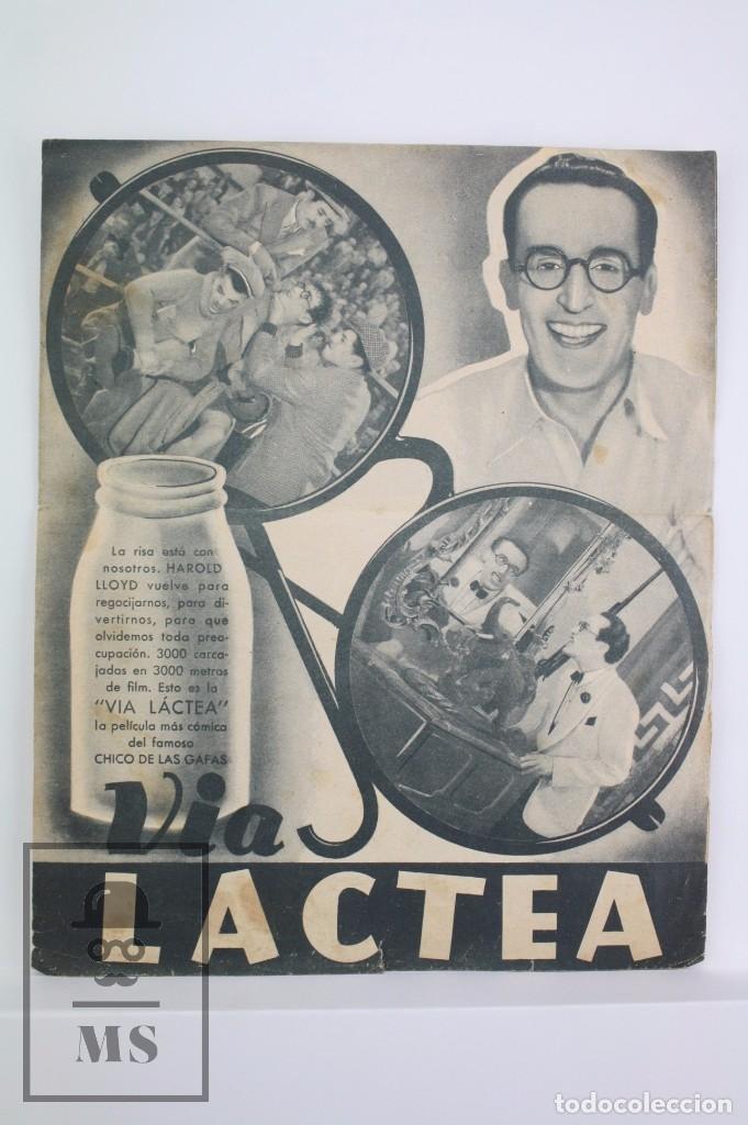 Cine: Programa de Cine Doble - V&iacute;a L&aacute;ctea - Paramount Pictures, 1936 - Harold Lloyd - Foto 2