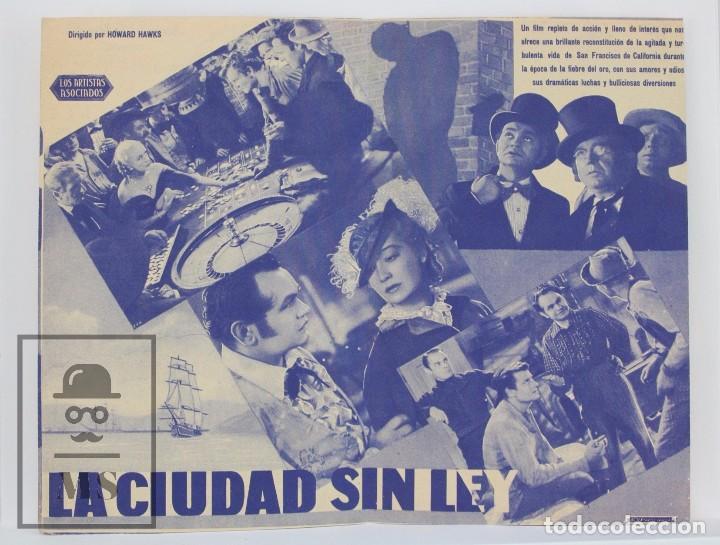 Cine: Programa de Cine Doble - La Ciudad Sin Ley - Samuel Goldwyn, 1936 - Foto 2