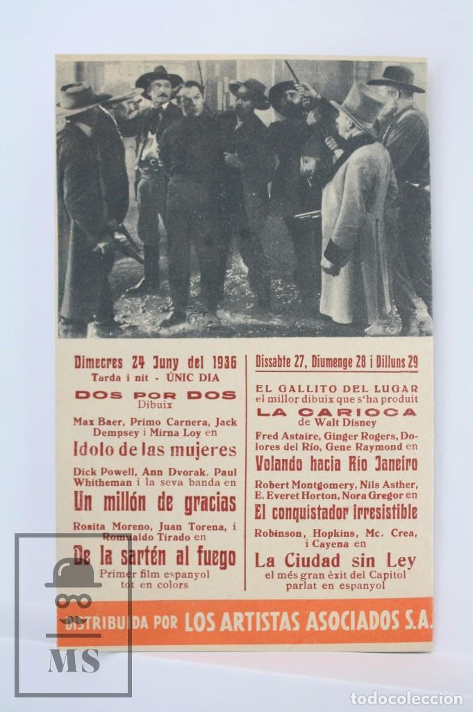 Cine: Programa de Cine Doble - La Ciudad Sin Ley - Samuel Goldwyn, 1936 - Foto 3