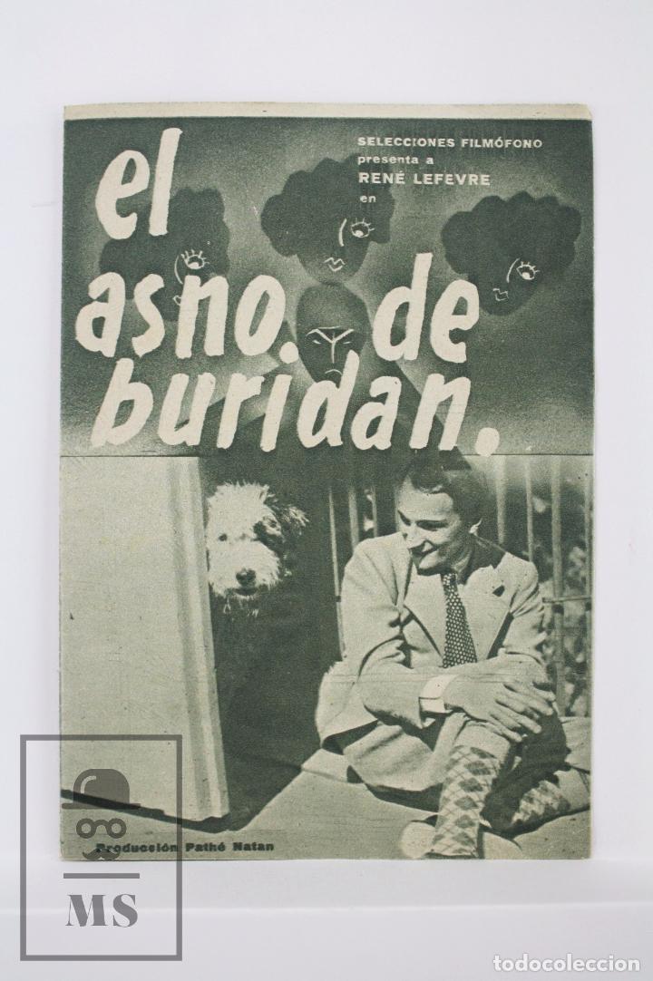 Cine: Programa de Cine Doble - El Asno de Buridan - Path&eacute; Natan, 1933 - Foto 1