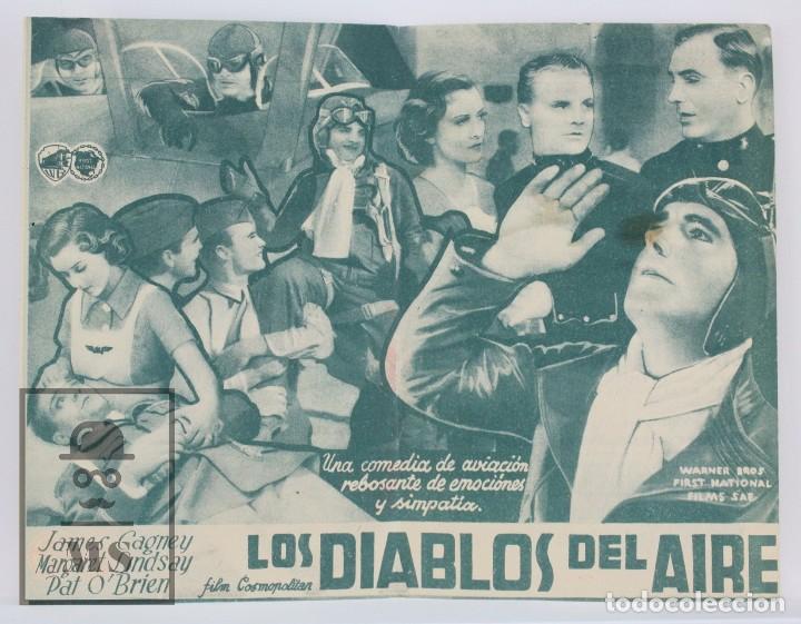 Cine: Programa de Cine Doble - Los Diablos del Aire - Warner Bros, 1936 - Foto 2