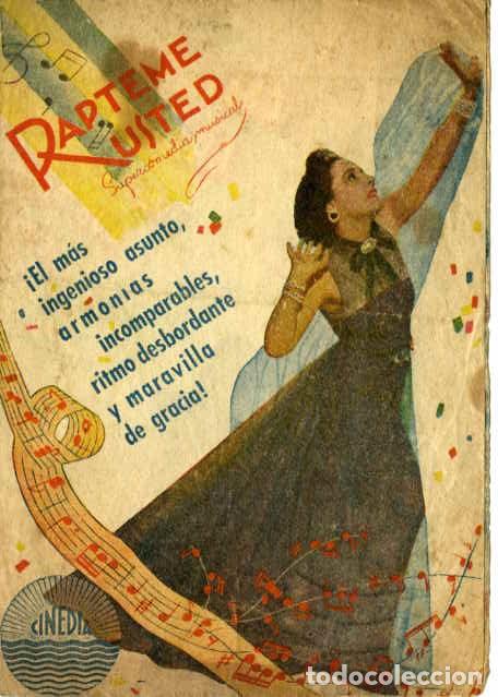Cine: RAPTEME USTED. PROGRAMA DOBLE. REVERSO CINE CATALU&Ntilde;A - Foto 1