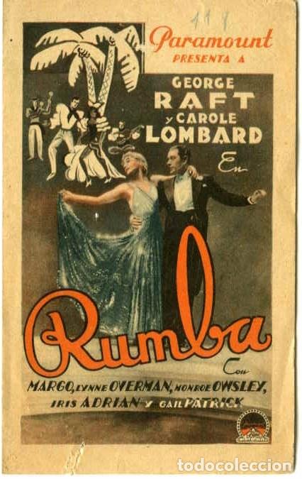 Cine: RUMBA. PROGRAMA DOBLE. REVERSO SIN IMPRIMIR - Foto 1