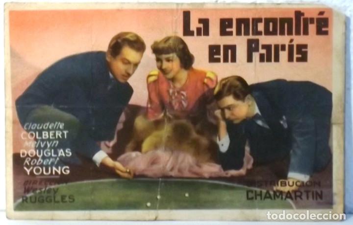 Cine: LA ENCONTRE EN PARIS - EN BLANCO - COMPRA MINIMA 5&euro; - Foto 1
