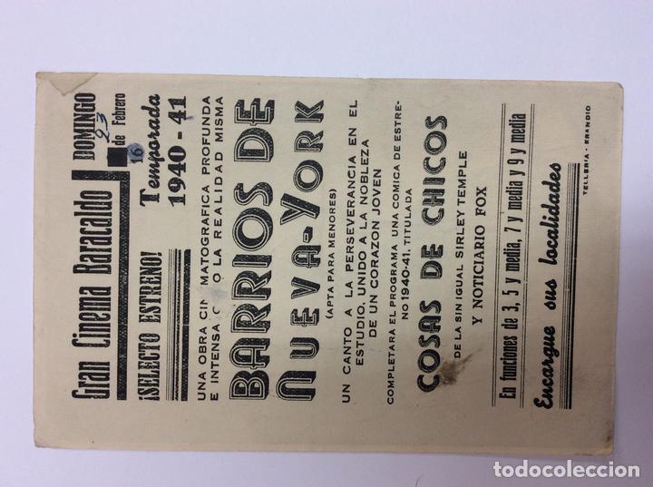 Cine: Barrios de Nueva York folleto de mano - Foto 2