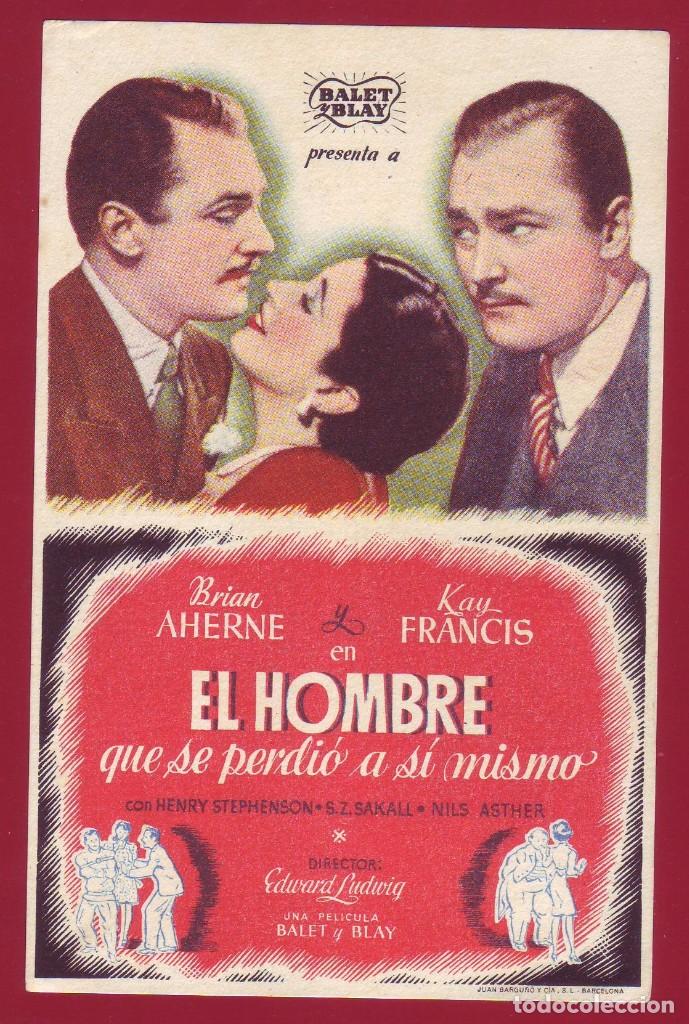 Cine: PROGRAMA DE MANO - EL HOMBRE QUE SE PERDI&Oacute; A S&Iacute; MISMO - Foto 1