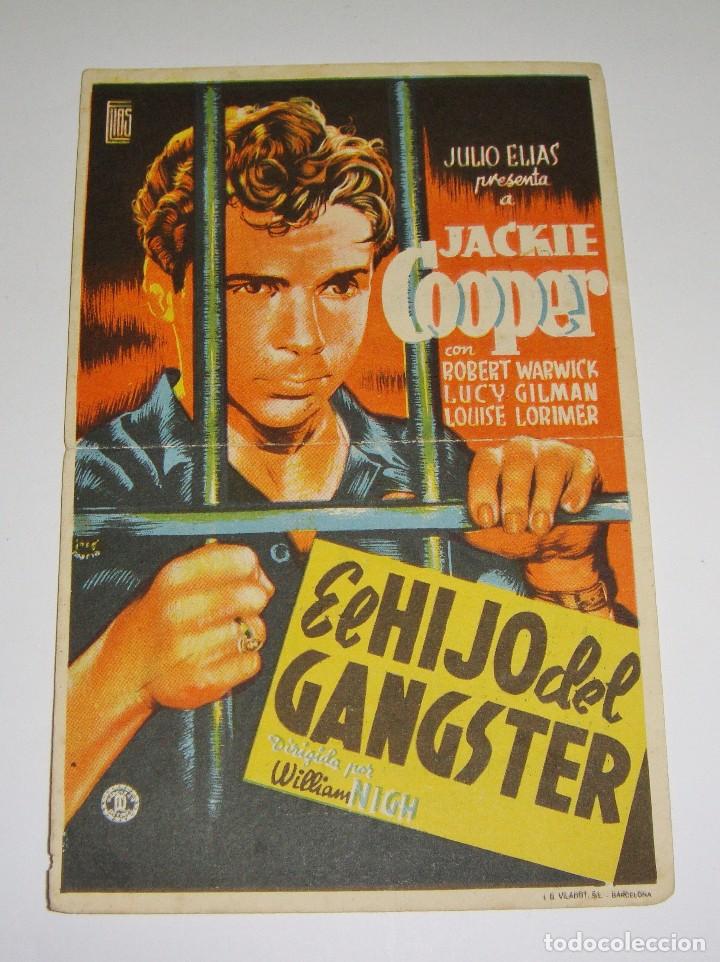 Cine: PROGRAMA DE CINE. EL HIJO DEL GANGSTER. CINE ESTRIBELA. - Foto 1