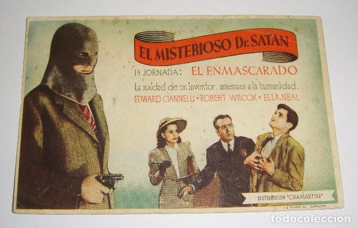 Cine: PROGRAMA DE CINE. EL MISTERIOSO DR. SAT&Aacute;N. GRAN CINEMA. SAN FERNANDO. - Foto 1