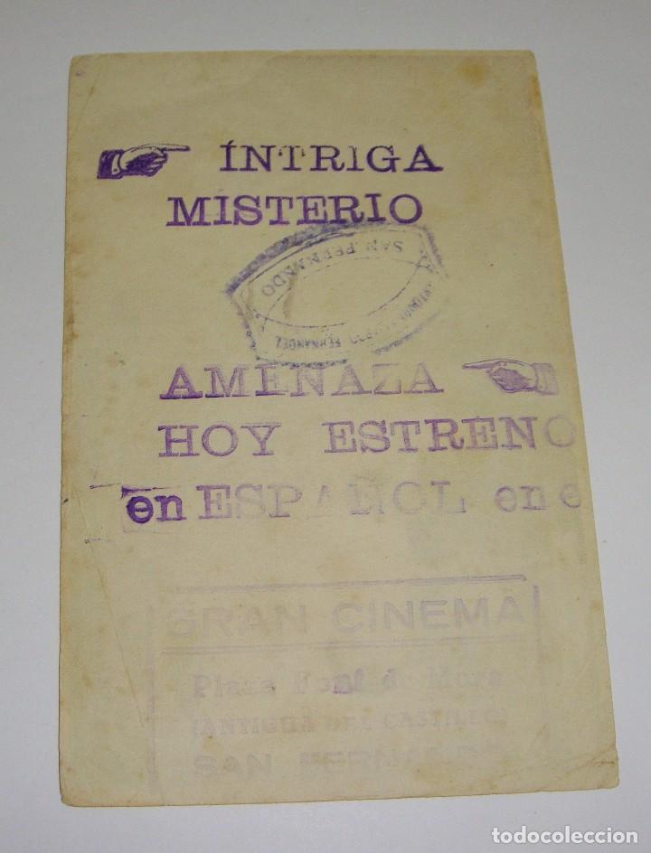 Cine: PROGRAMA DE CINE. EL MISTERIOSO DR. SAT&Aacute;N. GRAN CINEMA. SAN FERNANDO. - Foto 2