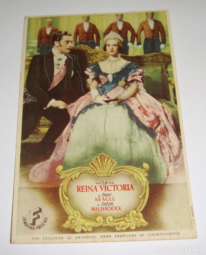 Cine: PROGRAMA DE CINE. LA REINA VICTORIA. 1944. CINE GADES. - Foto 1