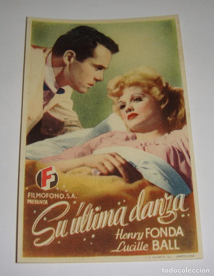 Cine: PROGRAMA DE CINE ORIGINAL. SU &Uacute;LTIMA DANZA. - Foto 1