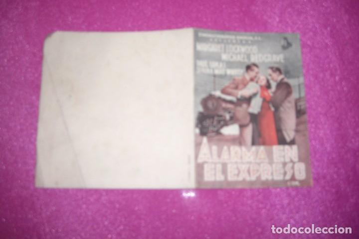 Cine: ALARMA EN EL EXPRESO DE ALFRED HITCHCOCK . PROGRAMA DOBLE