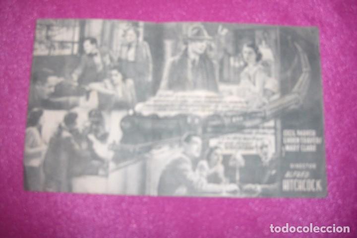 Cine: ALARMA EN EL EXPRESO DE ALFRED HITCHCOCK . PROGRAMA DOBLE - Foto 2