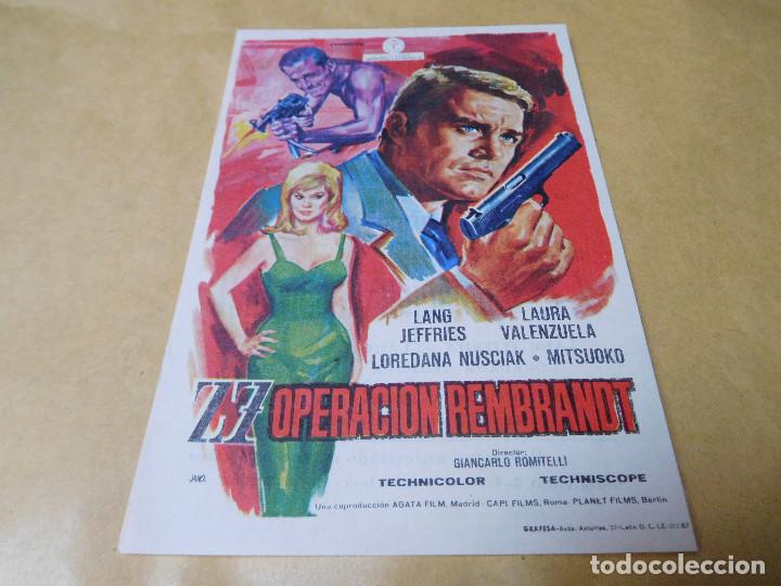 Cine: Programa de cine: Operaci&oacute;n Rembrandt - Foto 1