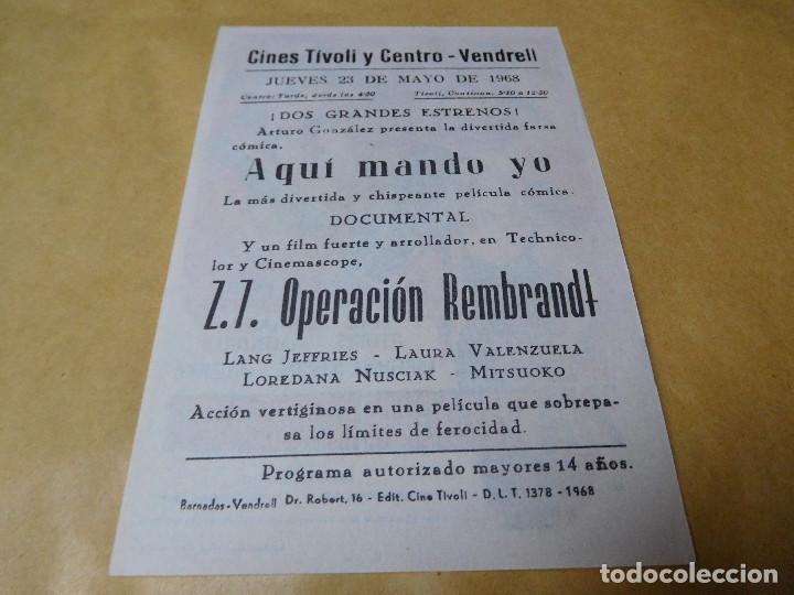 Cine: Programa de cine: Operaci&oacute;n Rembrandt - Foto 2