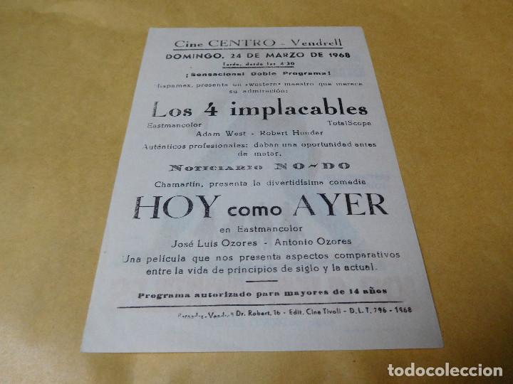 Cine: Programa de cine: Los 4 implacables - Foto 2