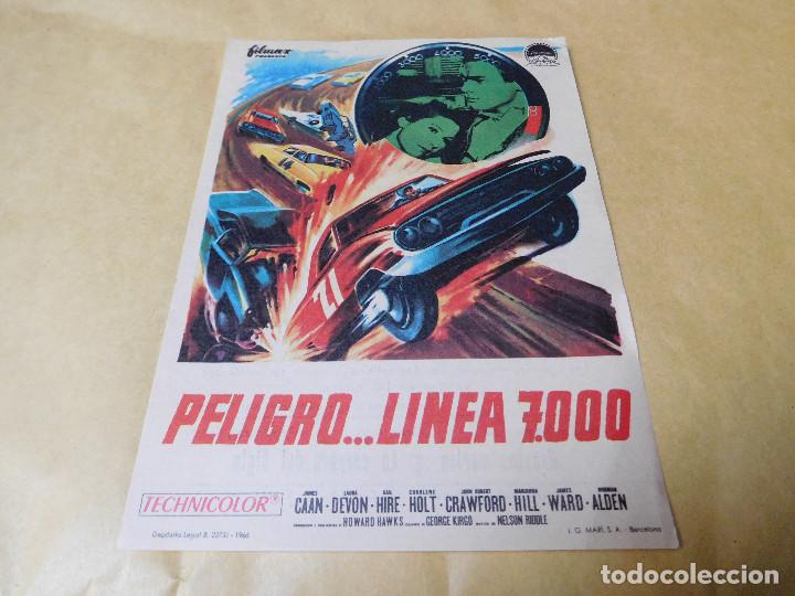 Cine: Programa de cine: Peligro...Linea 7.000 - Foto 1