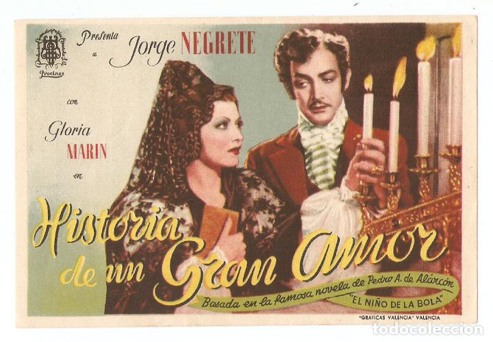 Kino: HISTORIA DE UN GRAN AMOR - JORGE NEGRETE, GLORIA MAR&Iacute;N - CINE CASINO NACIONAL, SAN CUGAT