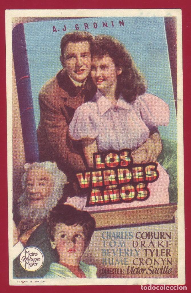 Cine: PROGRAMA DE MANO - LOS VERDES A&Ntilde;OS - Foto 1