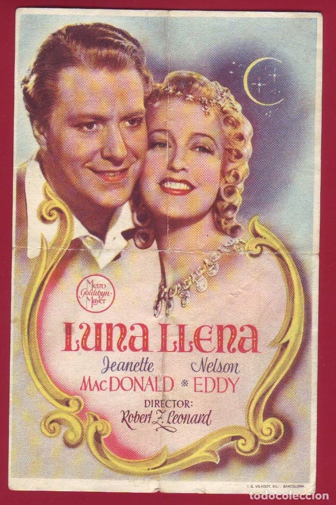 Cine: PROGRAMA DE MANO - LUNA LLENA - Foto 1
