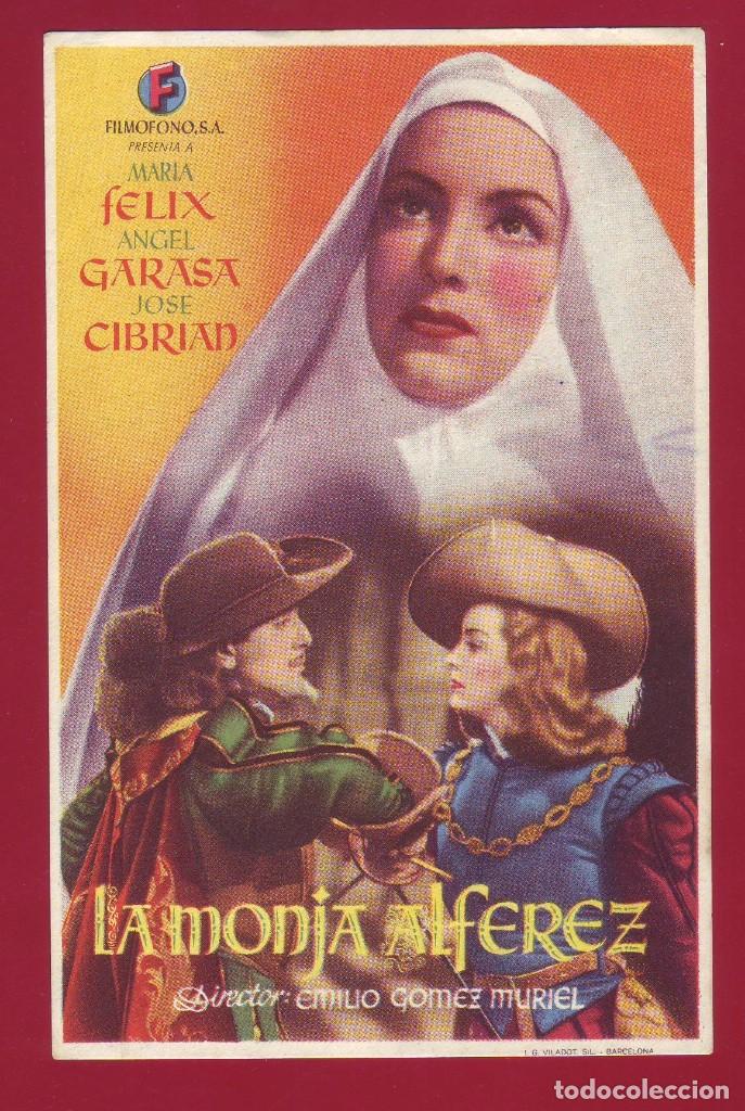  Flyers Publicitaires de films Anciens: PROGRAMA DE MANO - LA MONJA ALFEREZ