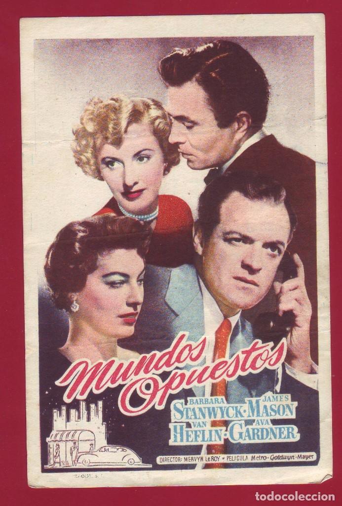 Cine: PROGRAMA DE MANO - MUNDOS OPUESTOS - Foto 1