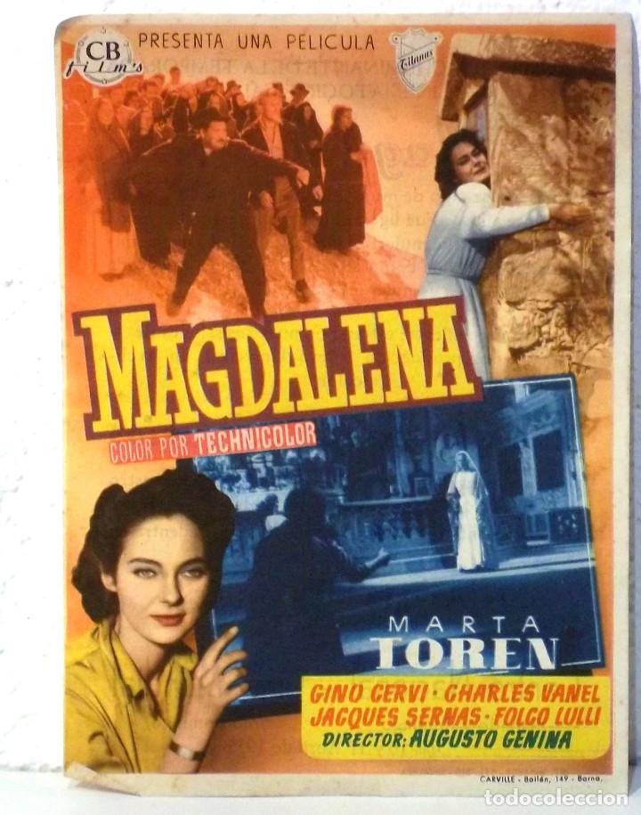 Cine: PROGRAMA DE CINE - MAGDALENA - PUBLICIDAD CINES - COMPRA MINIMA 5&euro; - Foto 1