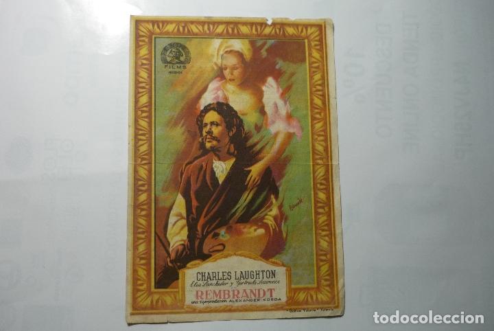 Kino: programa rembrandt - charles laughton - publicidad terraza apolo-almeria???