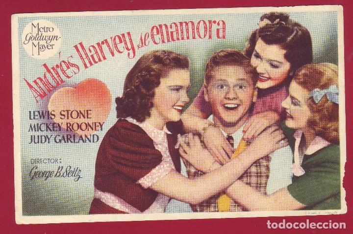 Cine: PROGRAMA DE MANO - ANDRES HARVEY SE ENAMORA - Foto 1