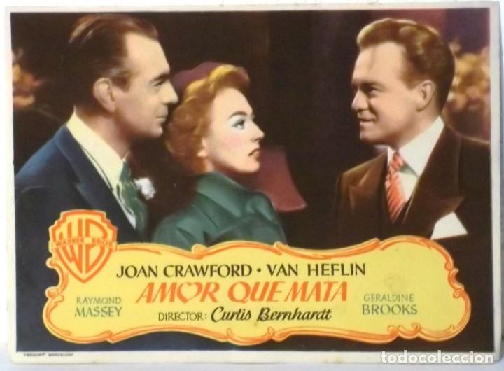 Cine: AMOR QUE MATA - SIN PUBLICIDAD - COMPRA MINIMA 5&euro; - Foto 1