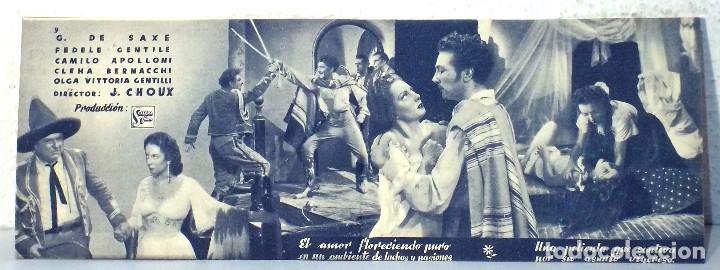 Cine: PROGRAMA DE CINE - ROSA DE SANGRE - PLEGADO - PUBLICIDAD CINES - COMPRA MINIMA 5&euro; - Foto 2