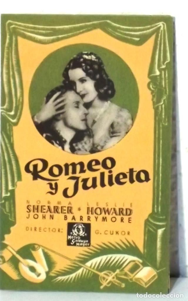 Cine: PROGRAMA DE CINE - ROMEO Y JULIETA - PLEGADO - PUBLICIDAD CINES - Foto 1