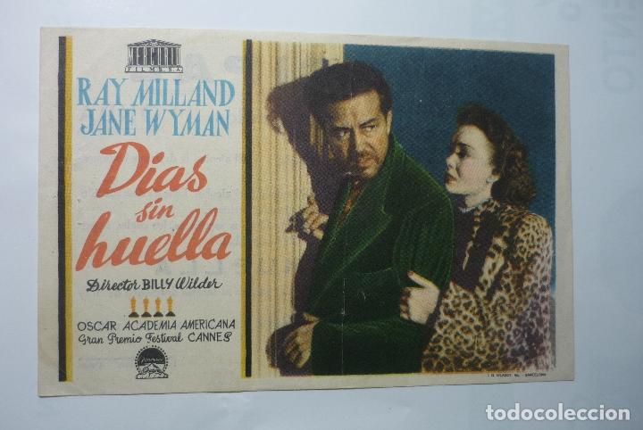 Cine: programa dias sin huella -ray milland gra cinema.-aspe
