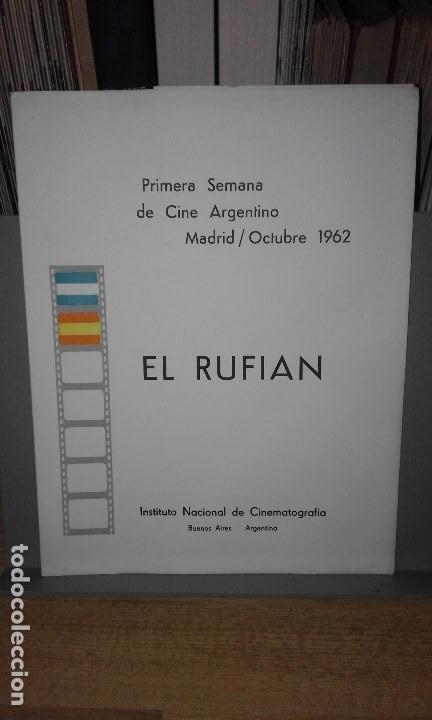 Cine: PROGRAMA DE EL RUFI&Aacute;N (PRIMERA SEMANA DE CINE ARGENTINO, 1962) - Foto 1