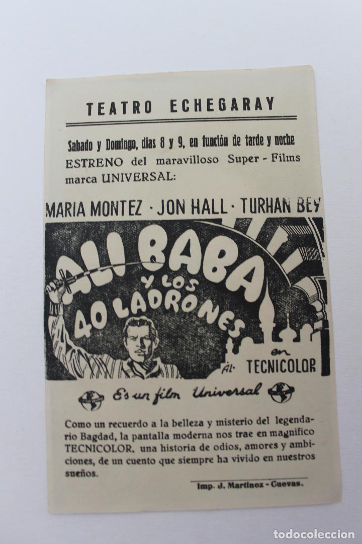 Cine: PROGRAMA ALI BABA Y LOS CUARENTA LADRONES, TEATRO ECHEGARAY, CUEVAS DEL ALMANZORA, - Foto 1