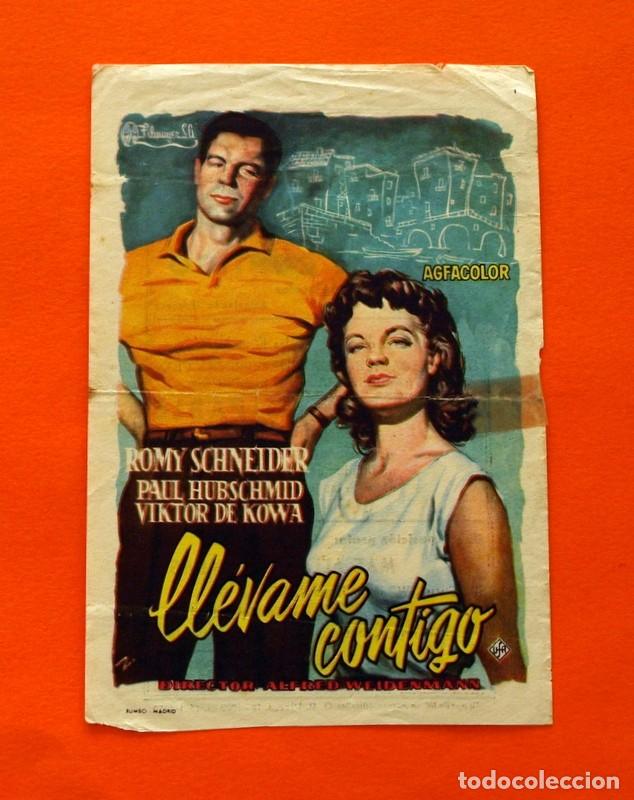 Cine: Ll&eacute;vame contigo - Romy Schneider, Paul Hubschmid - Con publicidad, cine condal-Villarreal -