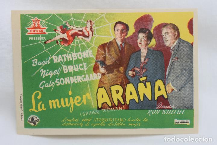 Cine: PROGRAMA DE MANO LA MUJER ARA&Ntilde;A - Foto 1