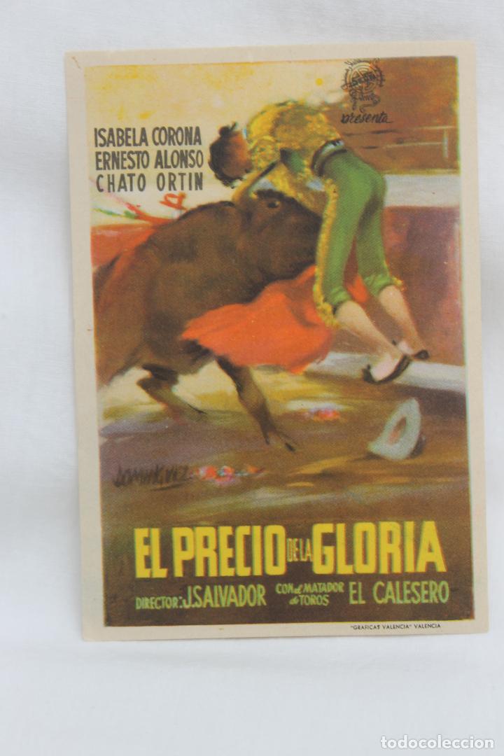 Cine: PROGRAMA DE MANO EL PRECIO DE LA GLORIA - Foto 1